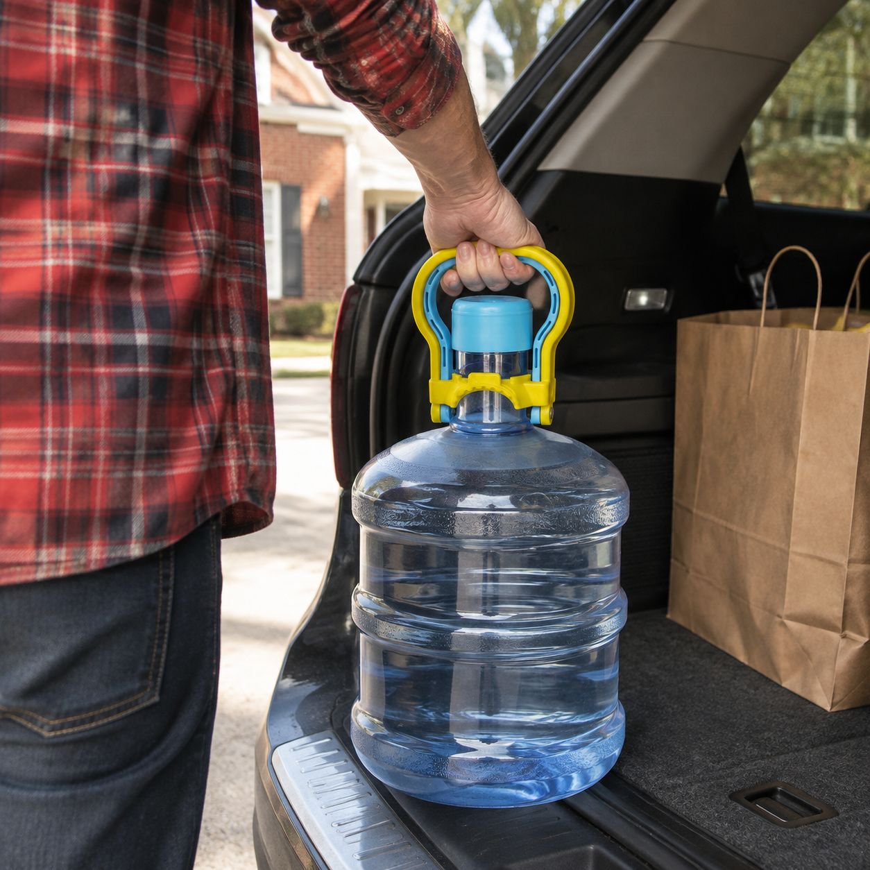 Asa cómoda para bidón de agua potable