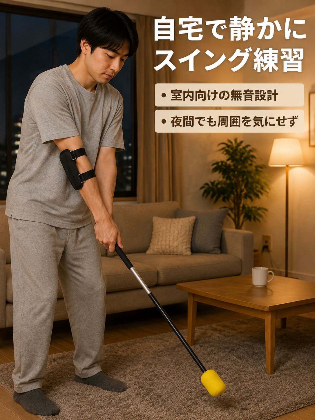 ゴルフスイング姿勢トレーニングベルト