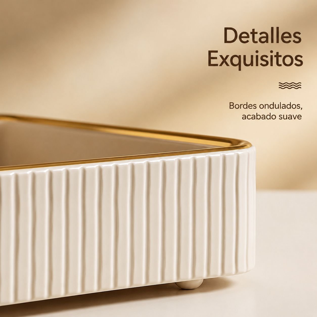 Bandeja para guardar llaves de entrada y objetos diversos