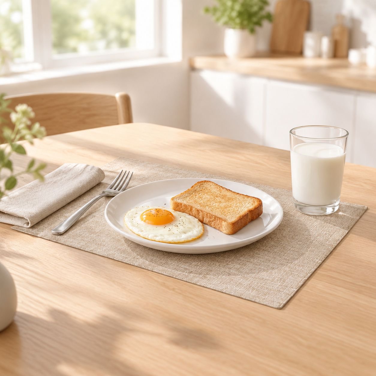 Nordic Linen Texture PU Leather Placemat Waterproof Heat Resistant Dining Table Mat