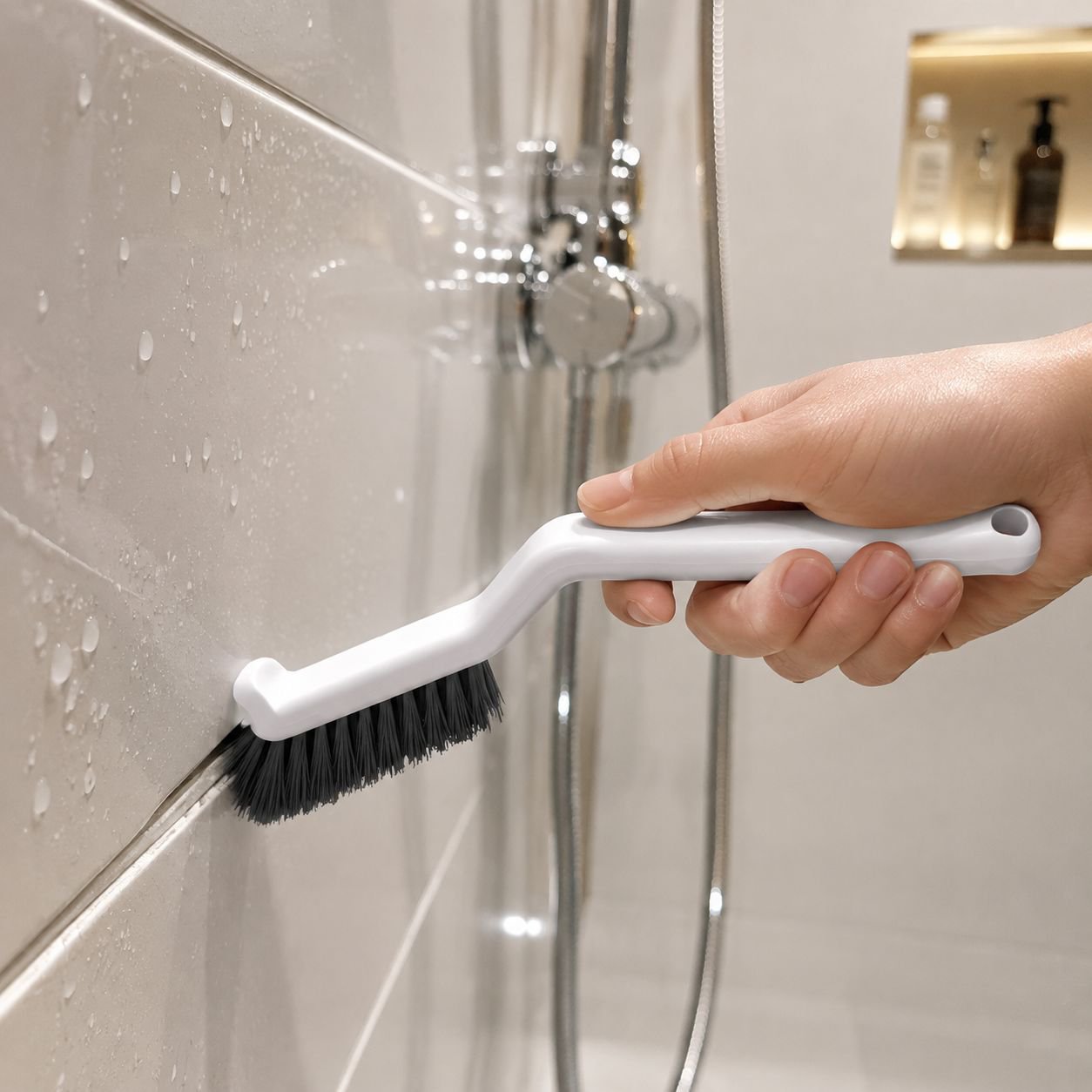 Deep Cleaning Brush for Bathroom Tile and Kitchen Crevices