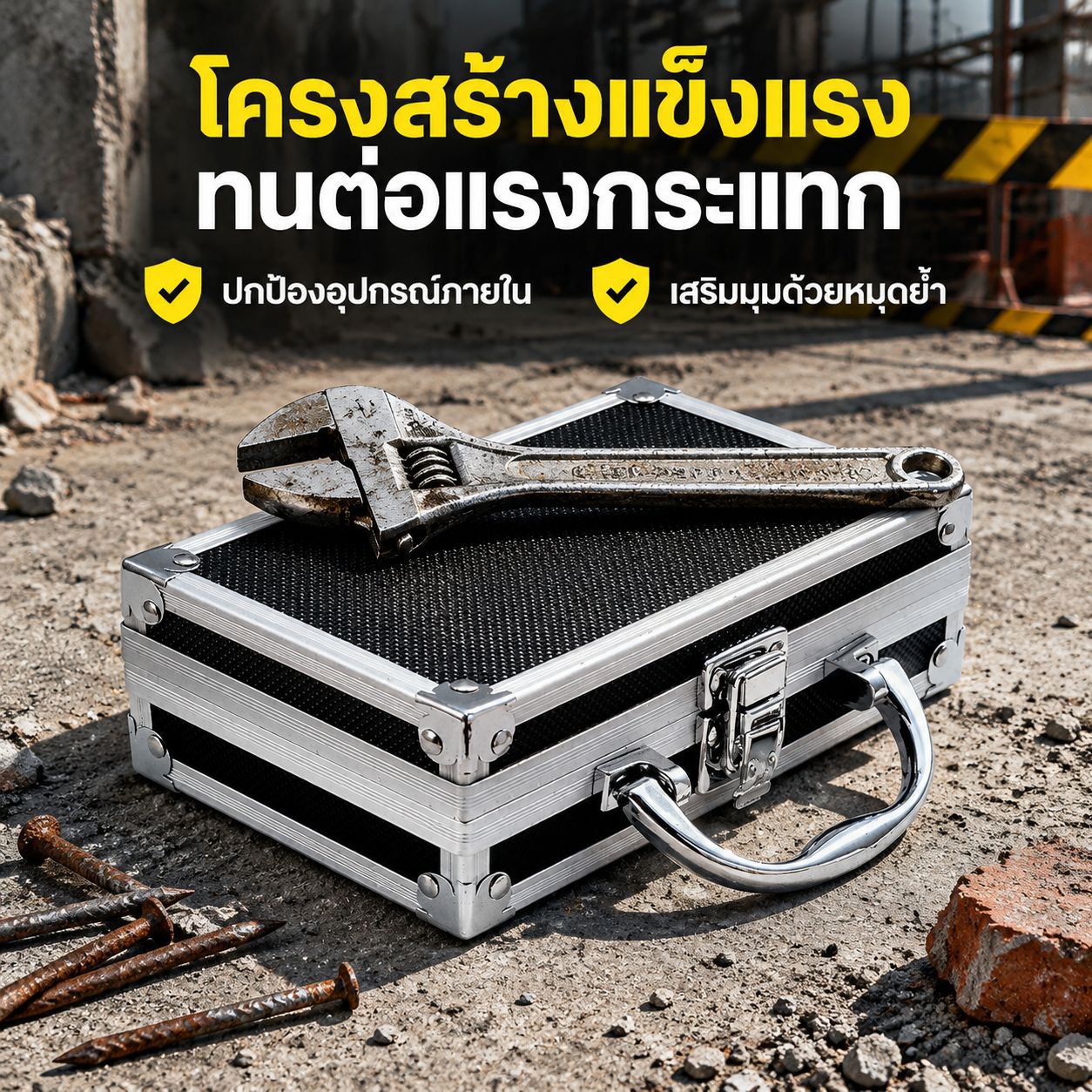 กล่องเครื่องมืออเนกประสงค์อลูมิเนียม