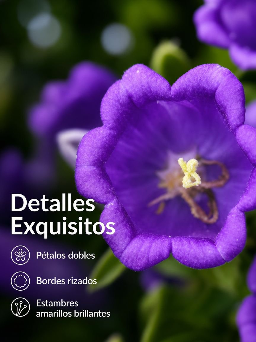 Campanula danesa de flor doble