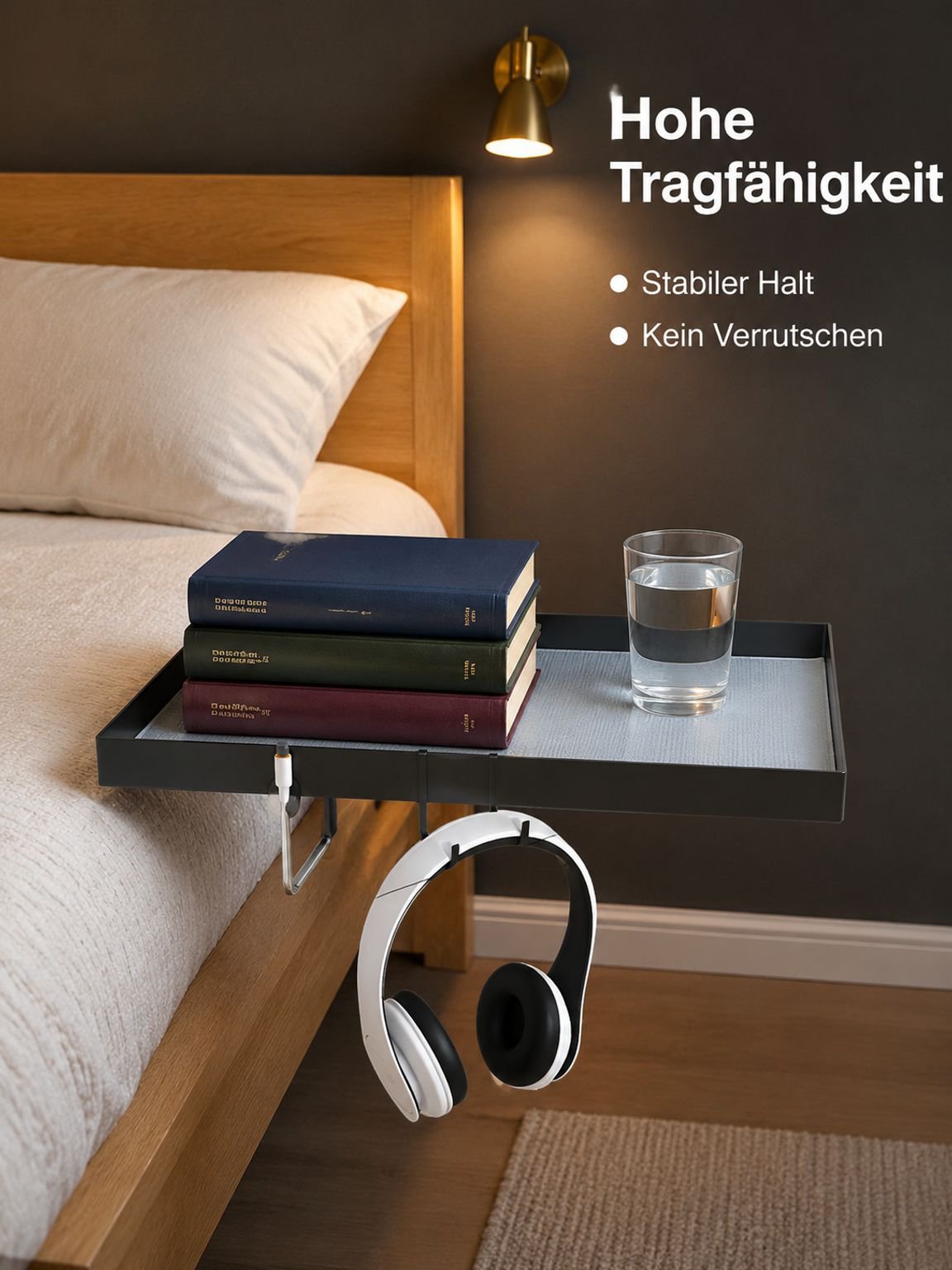 Praktischer Organizer ohne Bohren montiert