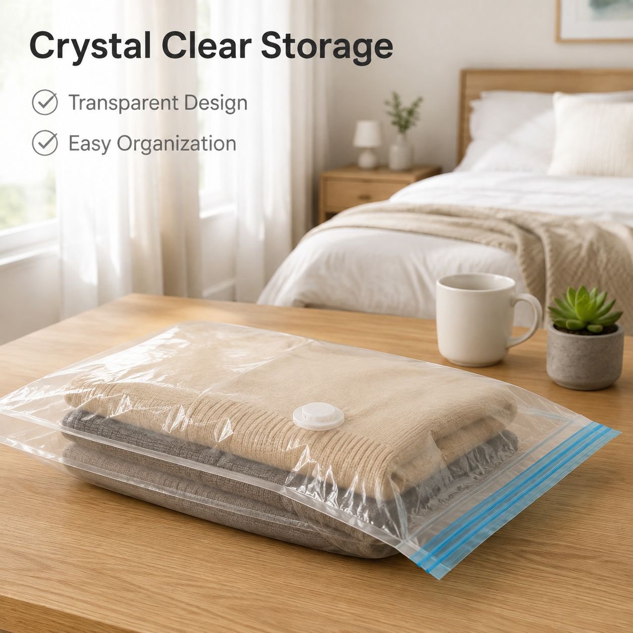 Household Clothes Compression Storage Bag