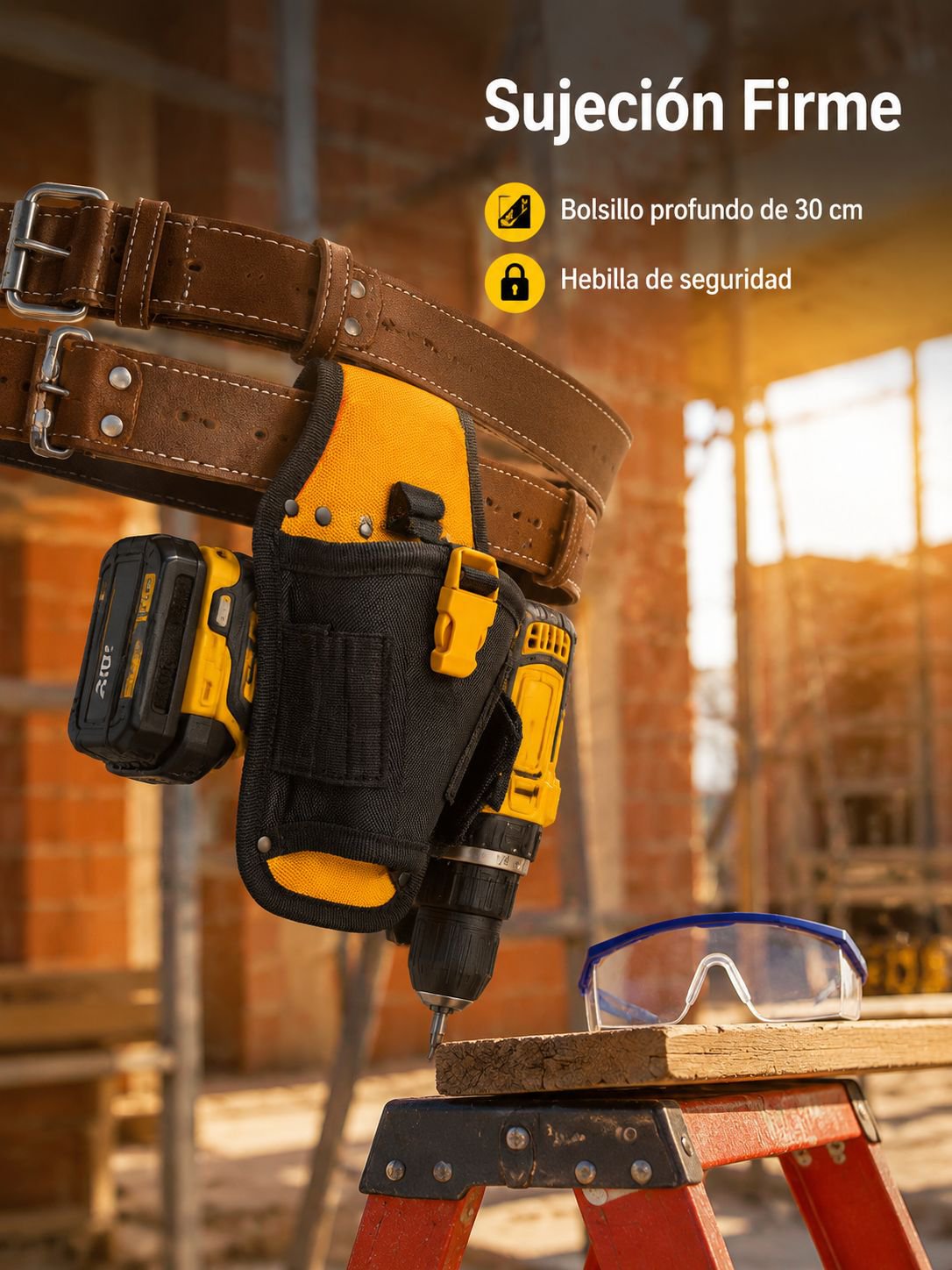 Bolsa de cintura para herramientas de reparación, duradera y gruesa