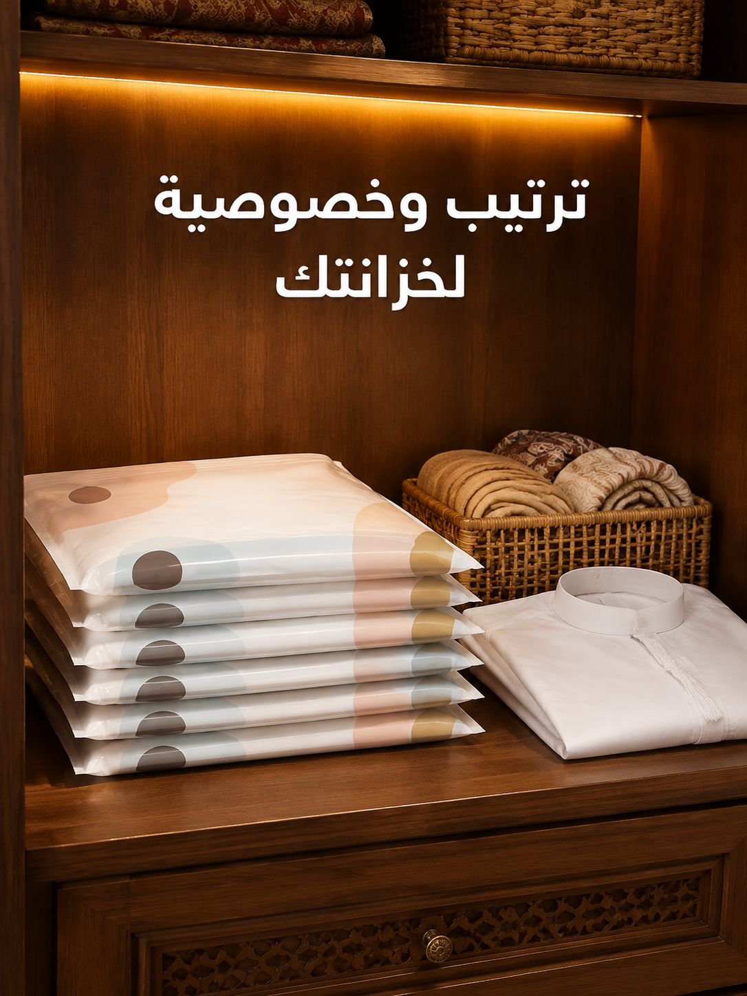 أكياس محكمة الإغلاق عالية الجودة لتخزين اللحاف والملابس