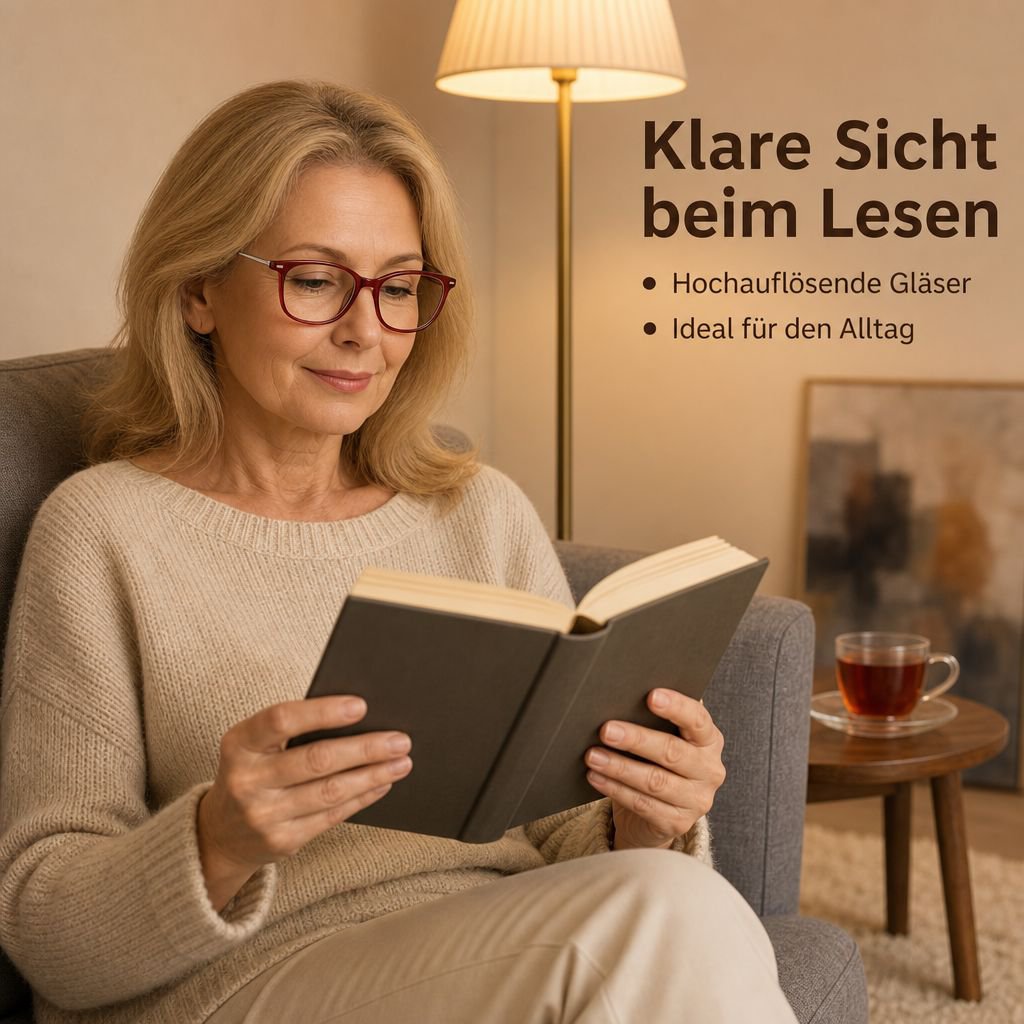Elegante Damen-Lesebrille mit Blaulichtfilter