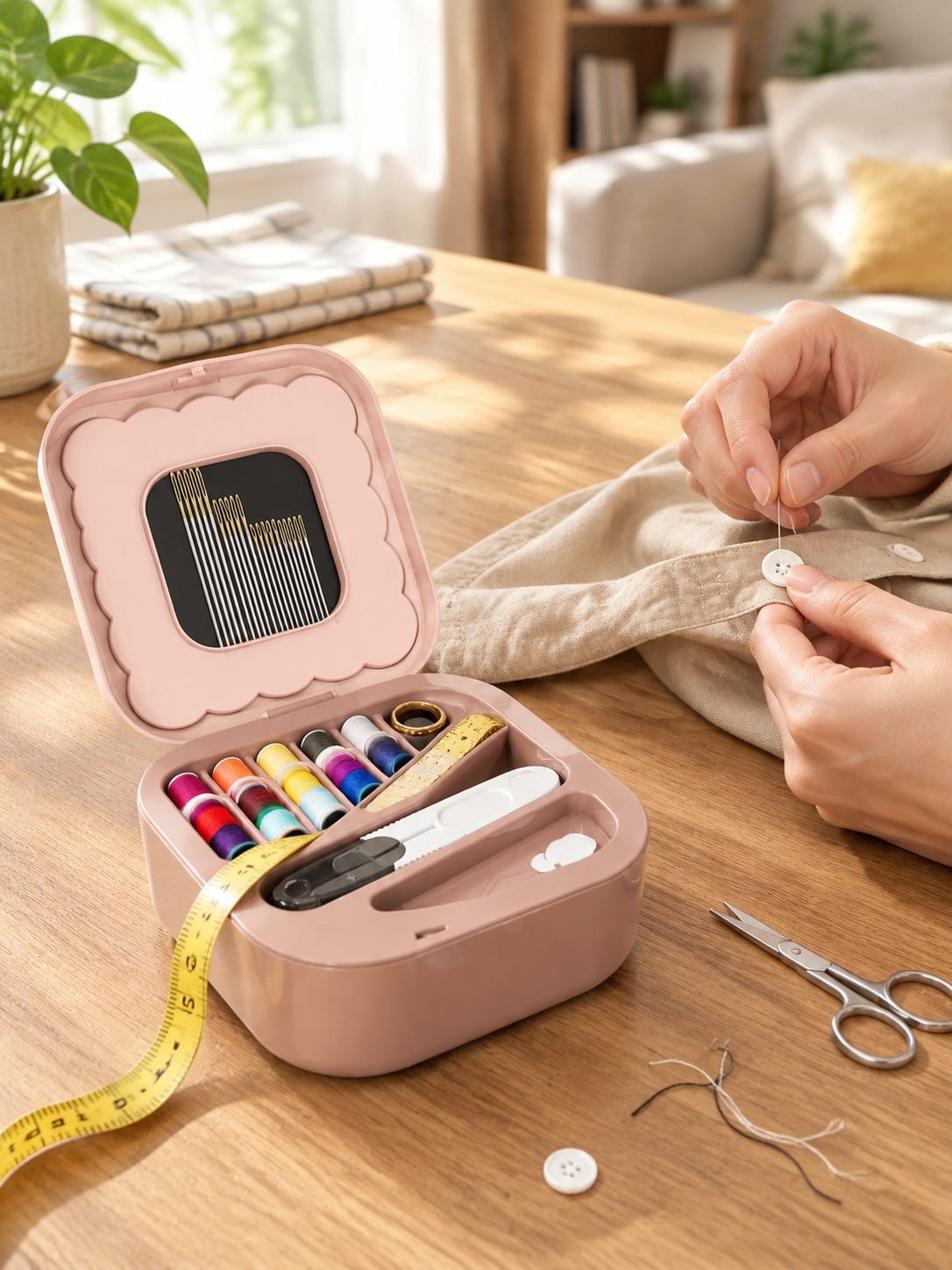 Kit de costura ideal para reparaciones rápidas