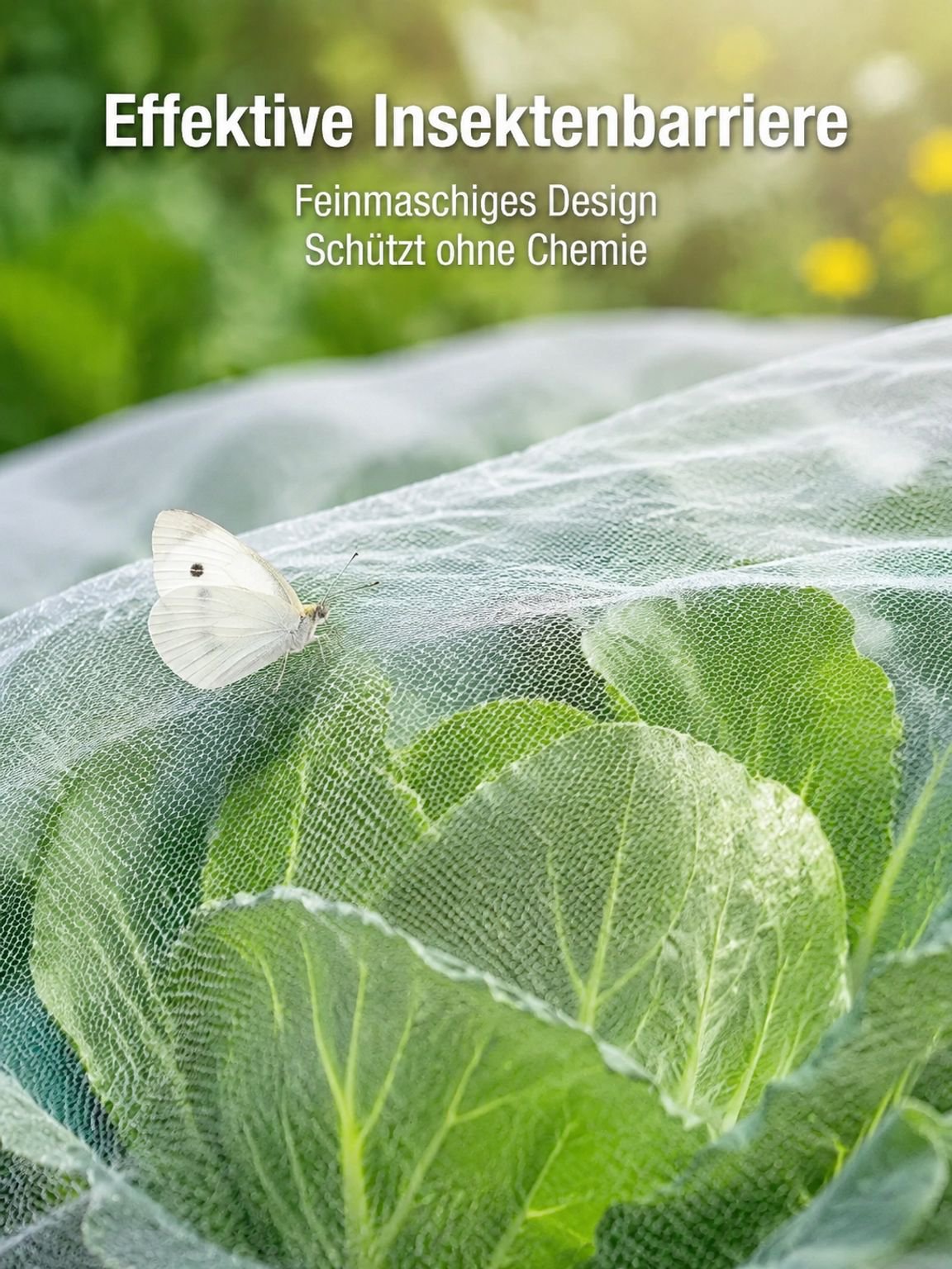 Insektensicheres Gewächshausnetz für Gemüsegärten, Gartenbau, Wärmeschutzgewächshäuser und Freilands