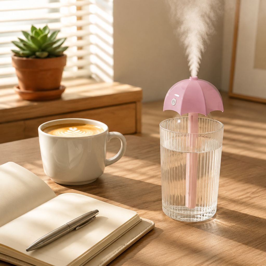 Wireless mini humidifier for travel