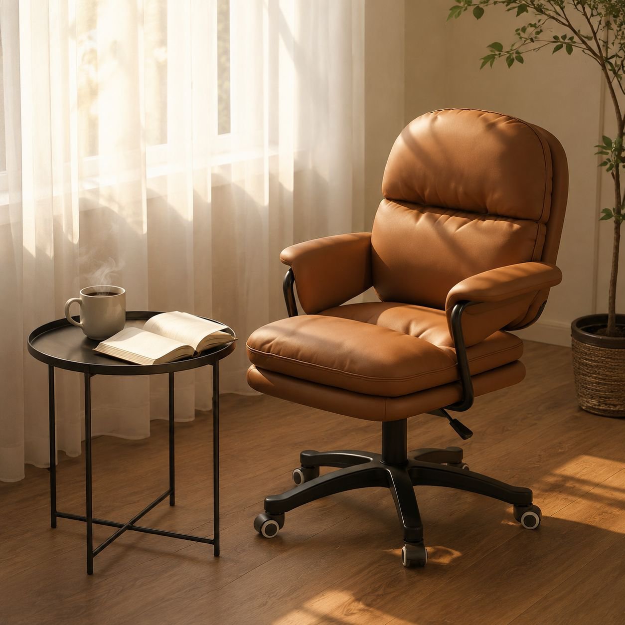 Ergonomischer Drehstuhl für gesundes Arbeiten