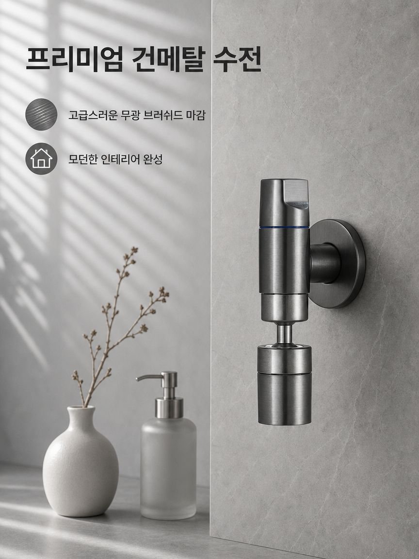 걸레 세척대 수도꼭지
