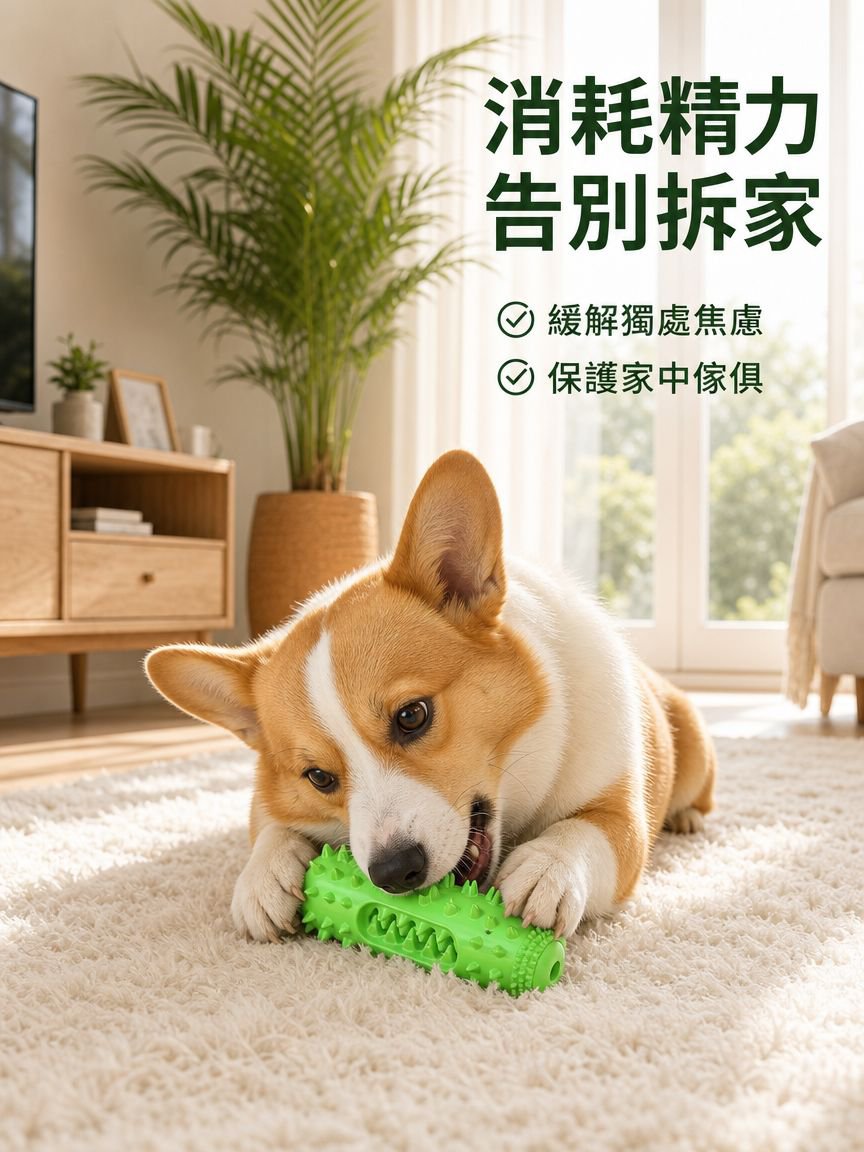 發聲鋸齒磨牙棒