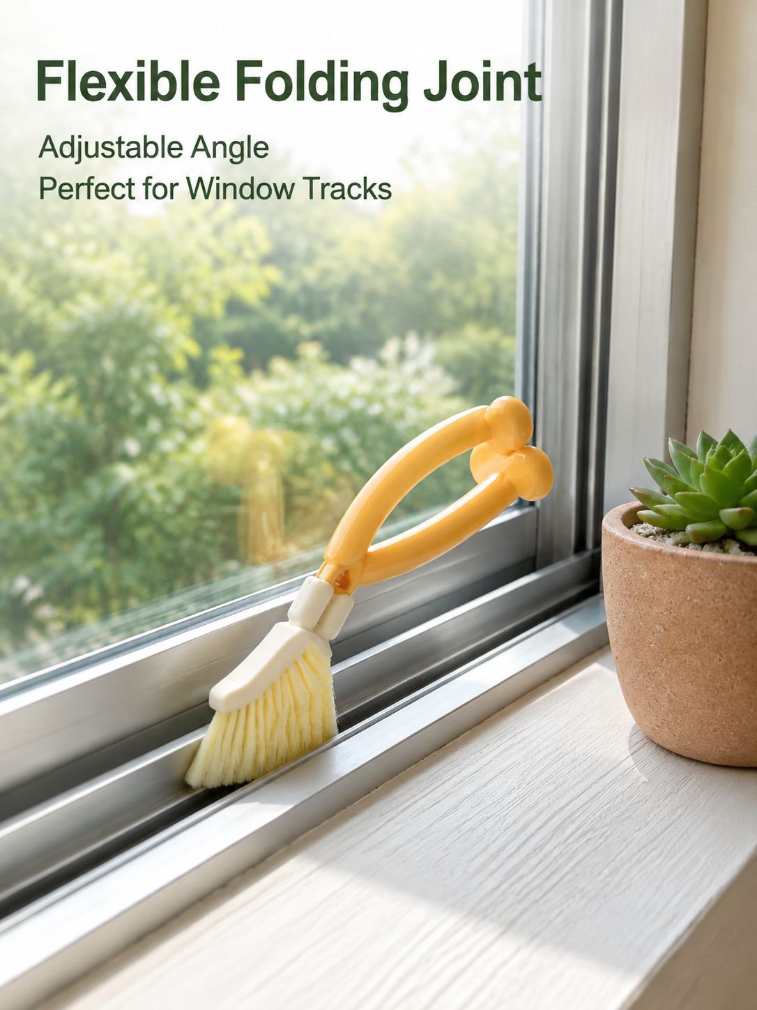 Multipurpose Foldable Triangle Brush