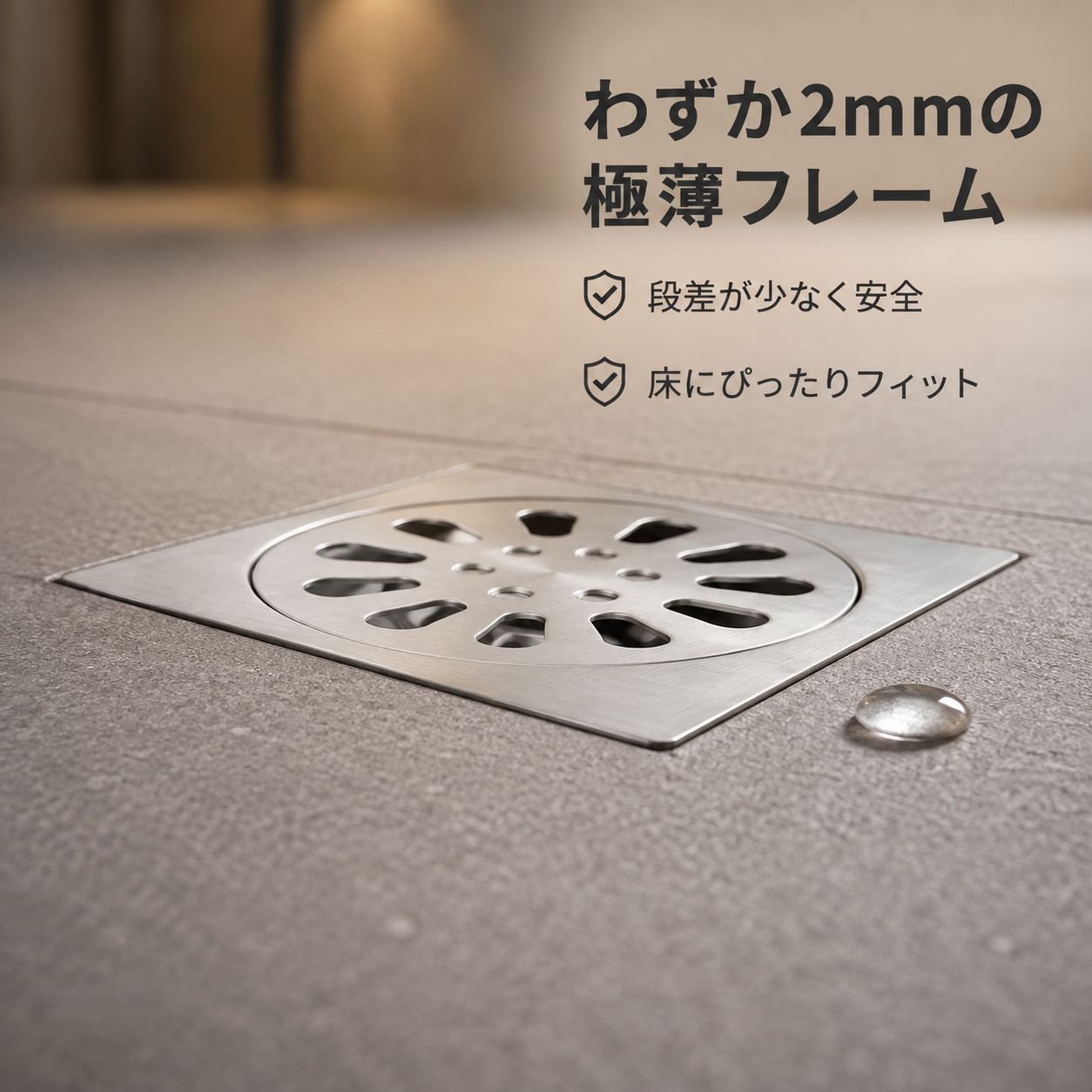 排水口の詰まり防止防水器