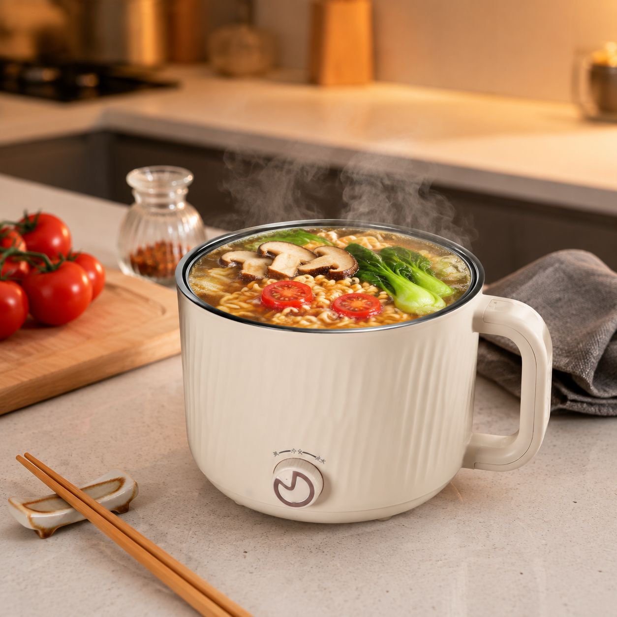 Student dormitory small stainless steel nonstick electric hot pot