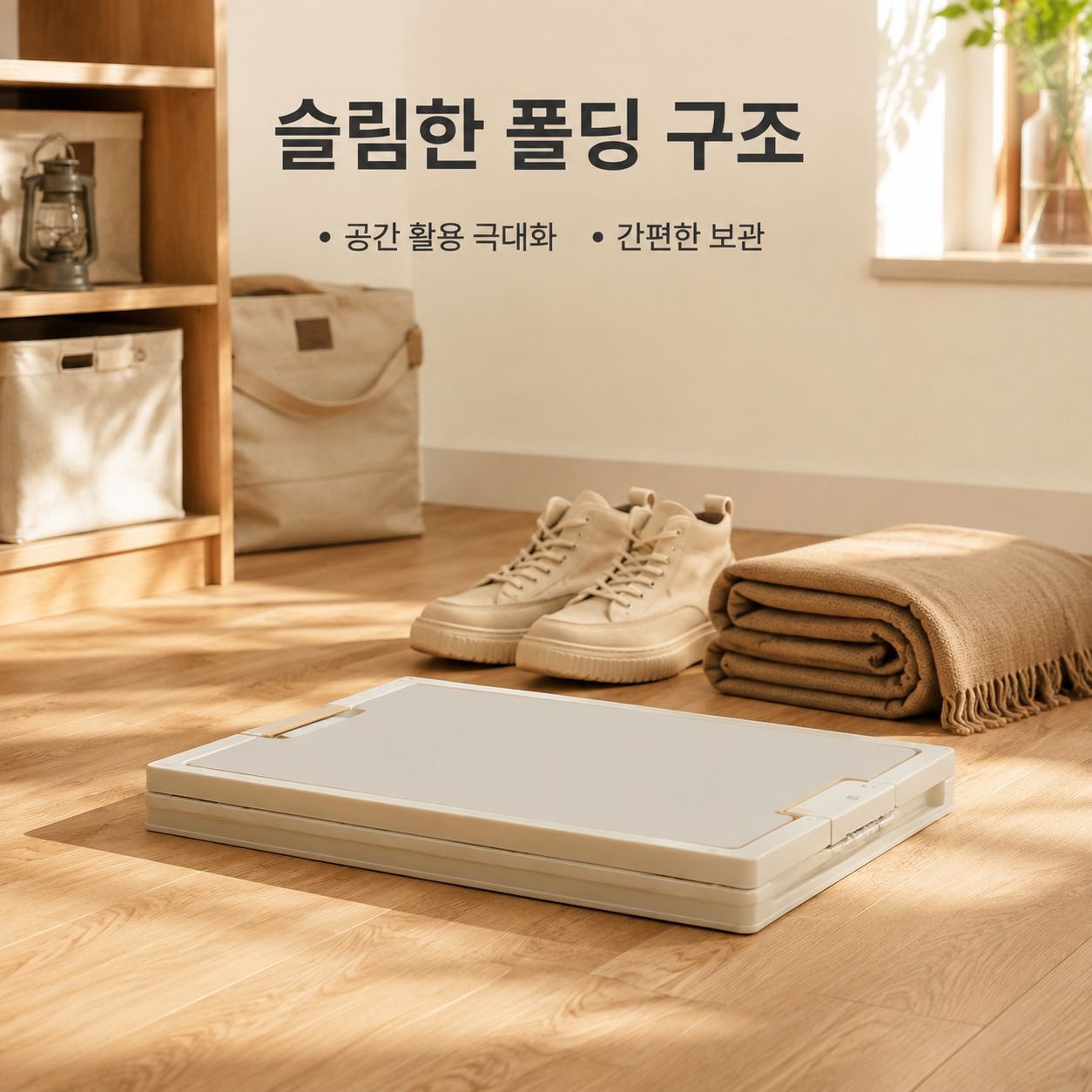 야외 캠핑용 접이식 수납함