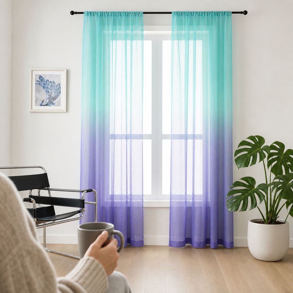 Hochwertige Verdunkelungsvorhänge, geeignet für Schlafzimmer und Wohnzimmer