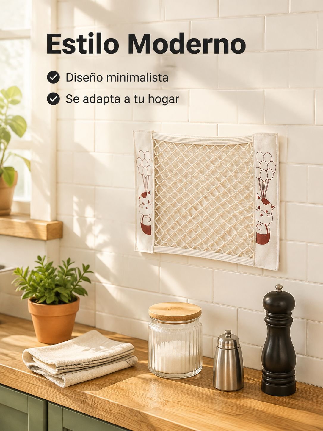Soporte organizador multifuncional de bolsas de basura de plástico para cocina, colgante de pared