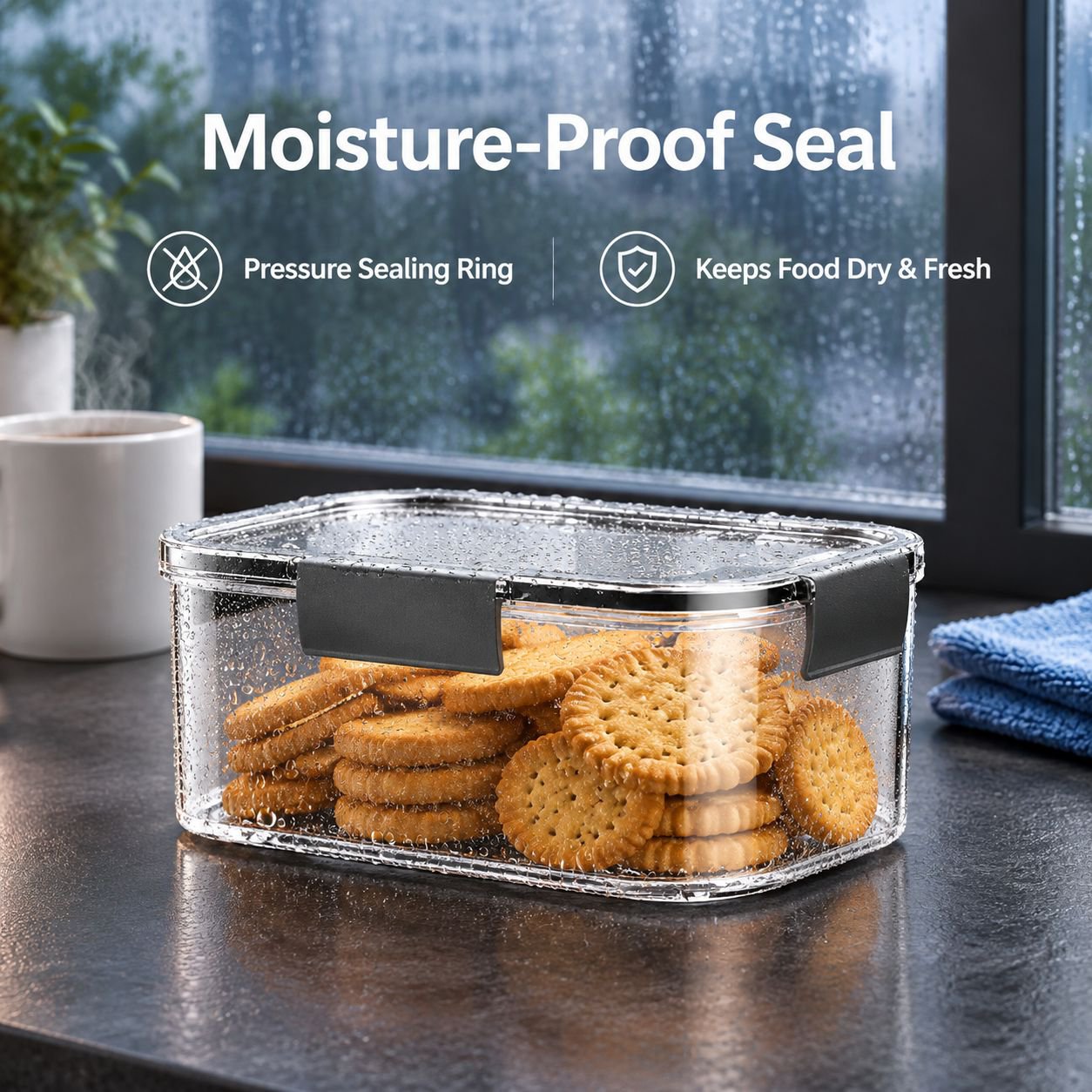Clear Plastic Storage Box Organizer