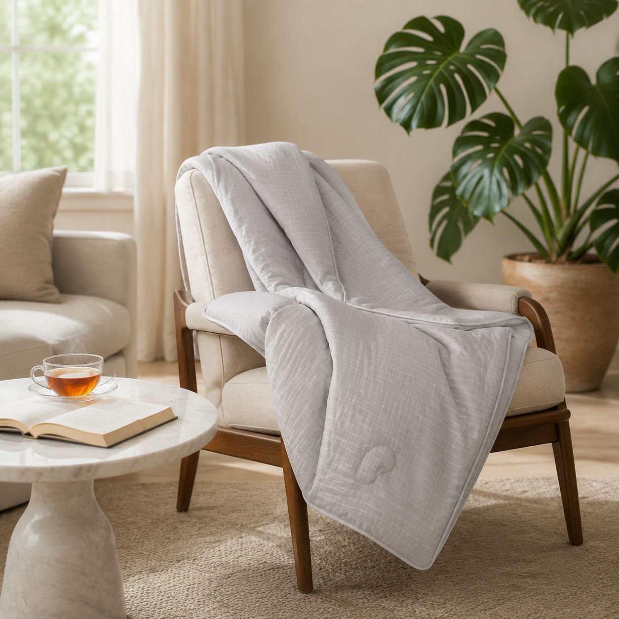 Eco-friendly all-season quilt for mothers