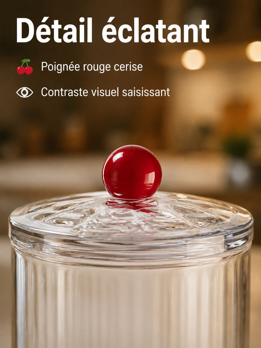 Bocal de conservation pour la cuisine