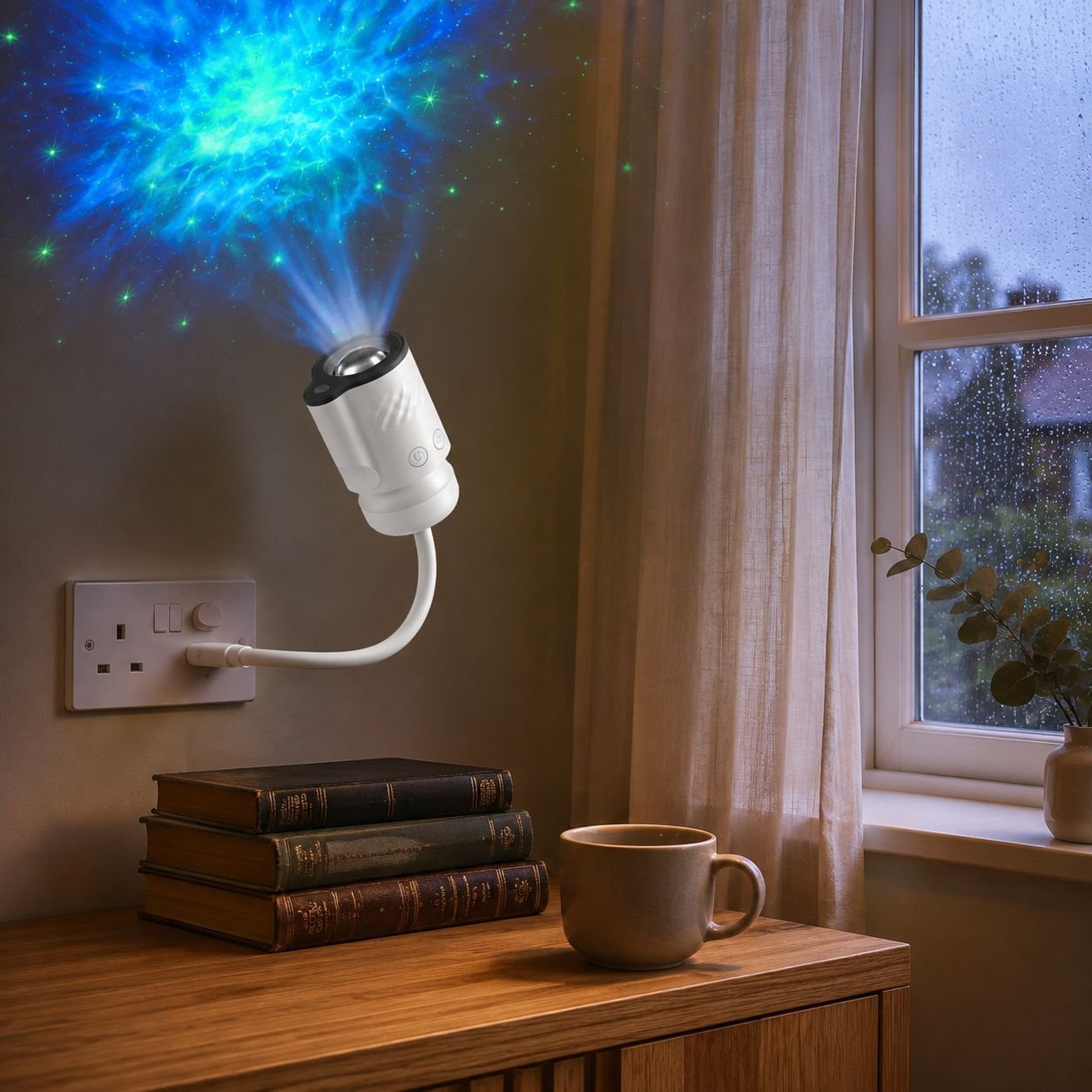 Multifunctional USB Starry Light, Car/Home/Bedroom Romantic Projection Night Light