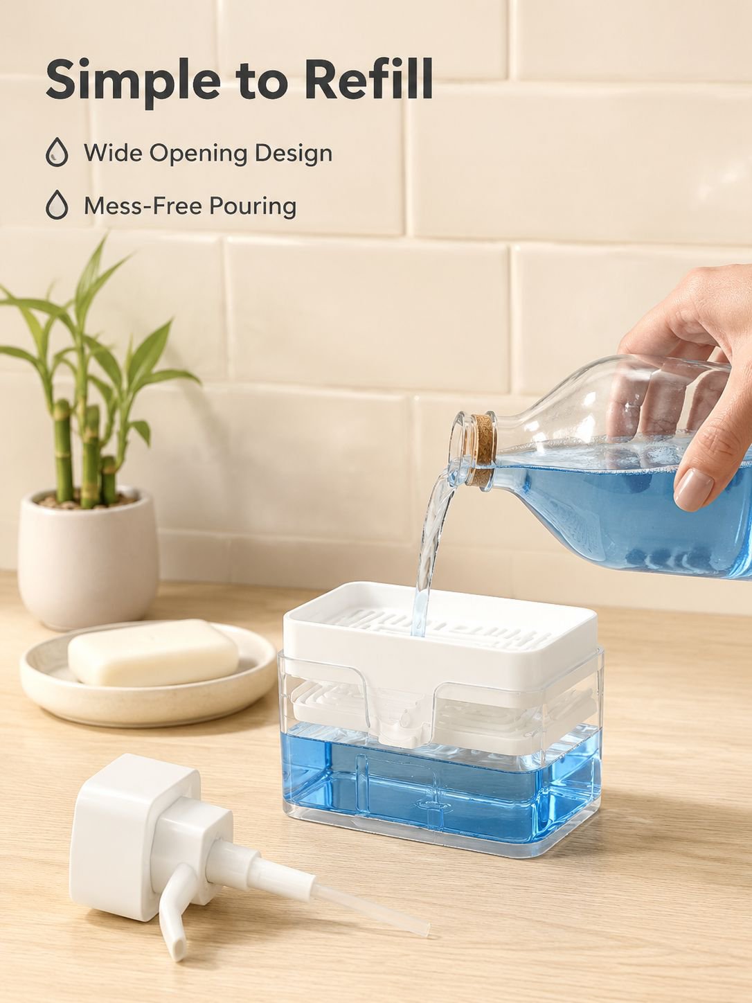 Household Press Soap Dispenser