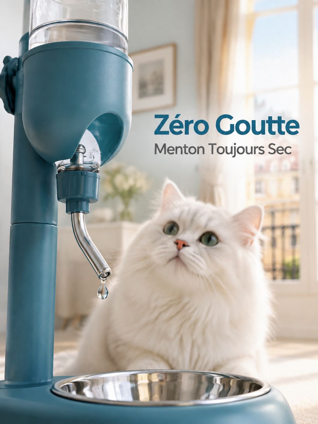 Gamelle d'eau et pot de nourriture pour animaux