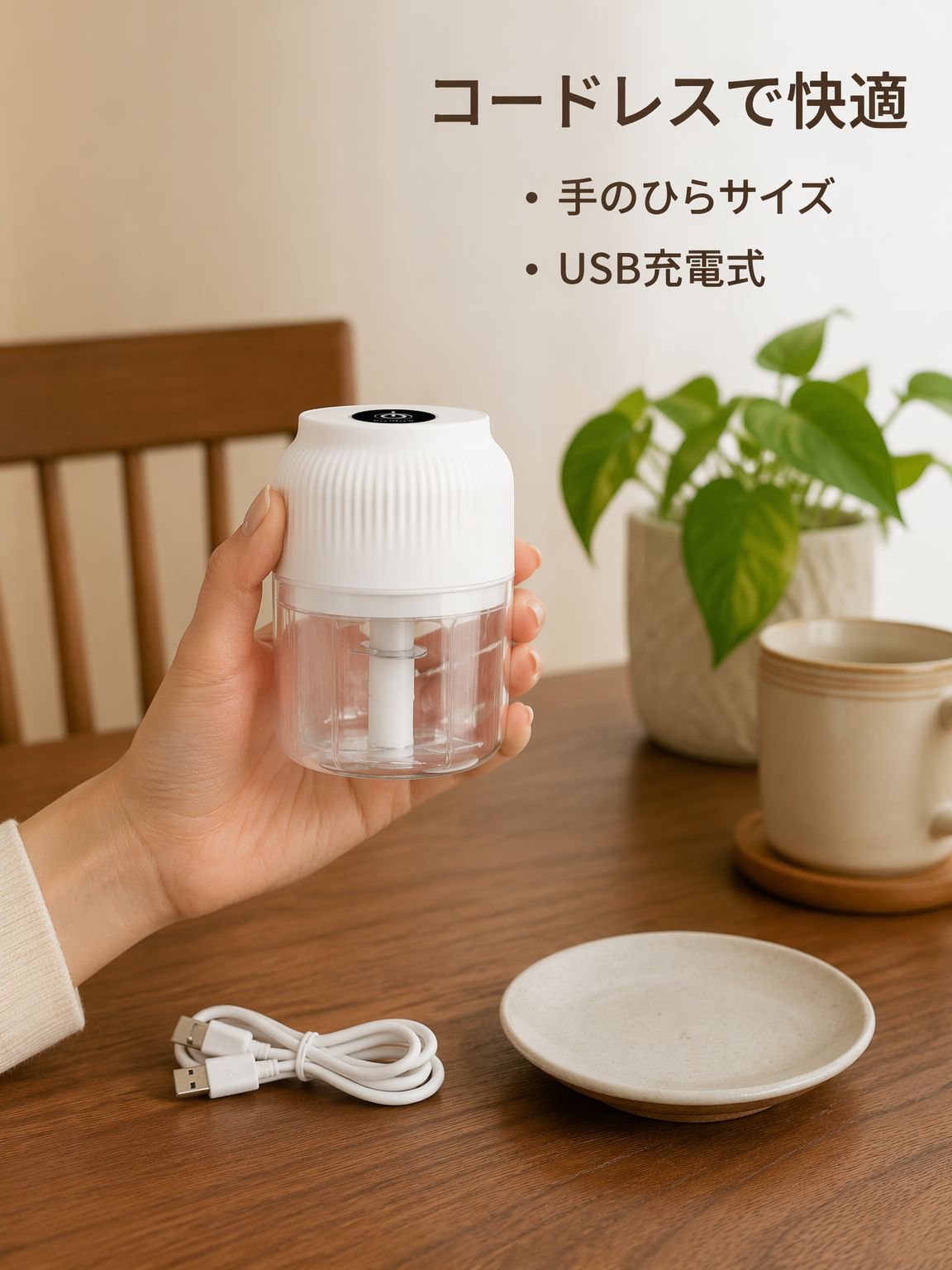 携帯型電動ミートグラインダー