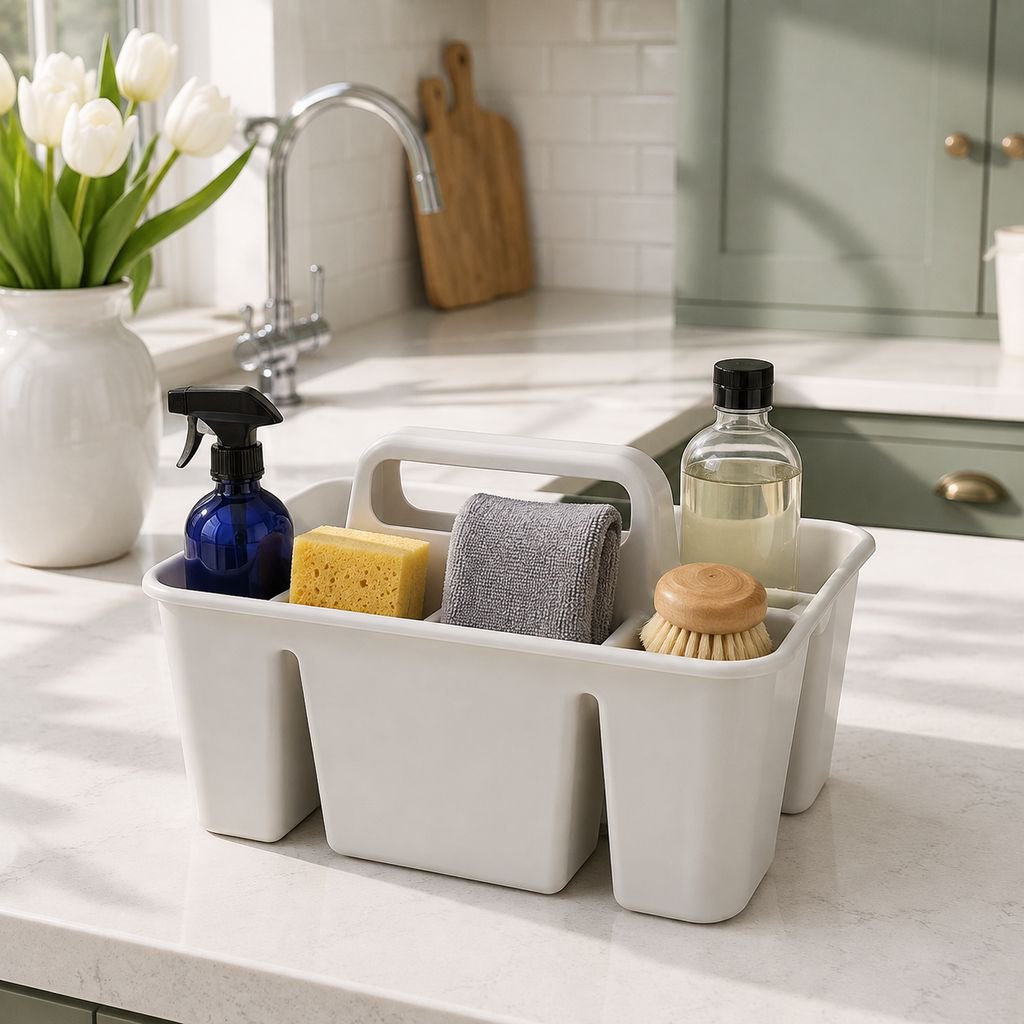 Portable Divided Utility Caddy