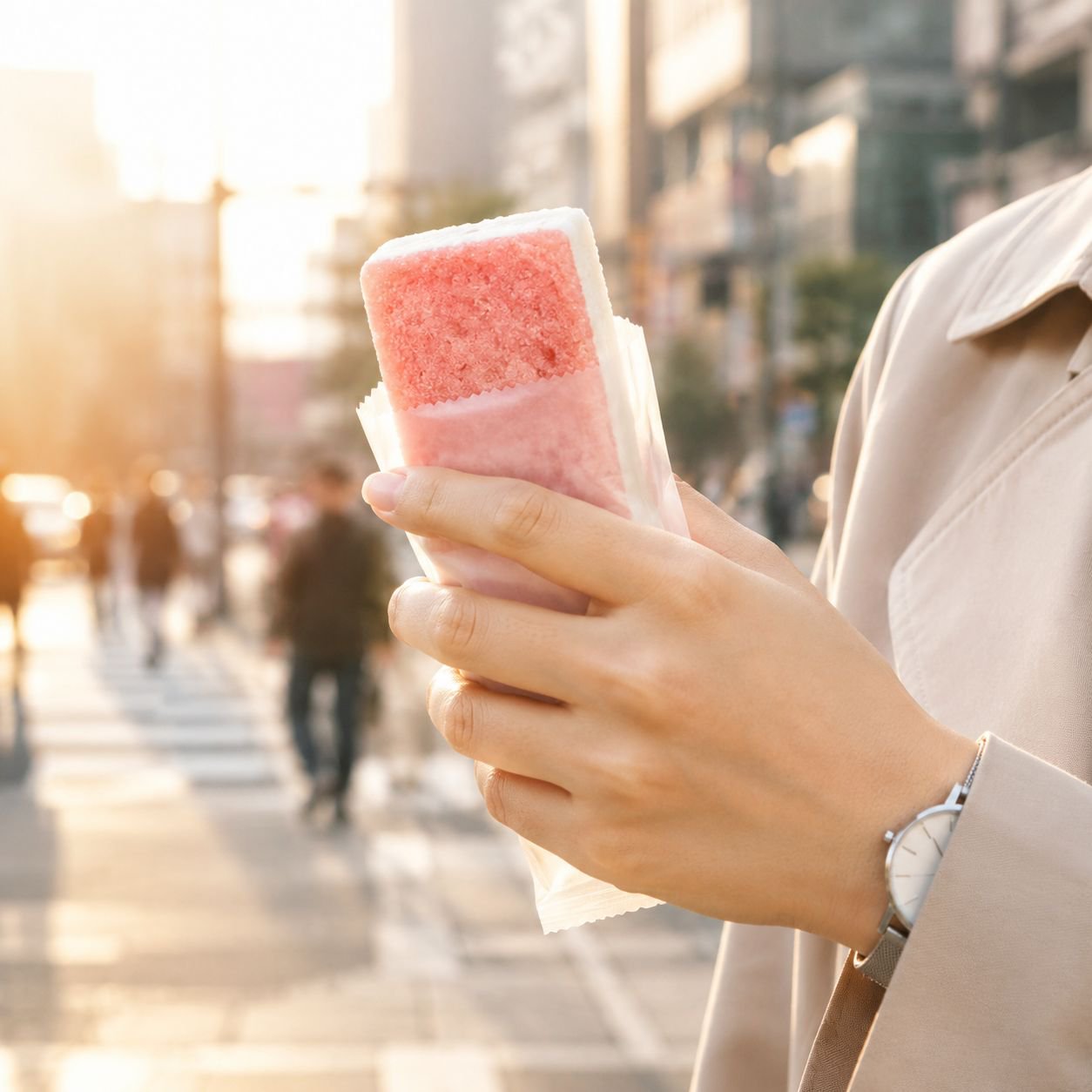 건강 아침 대용 간식 흰 복숭아 우롱 연꽃떡 무설탕 전통 과자