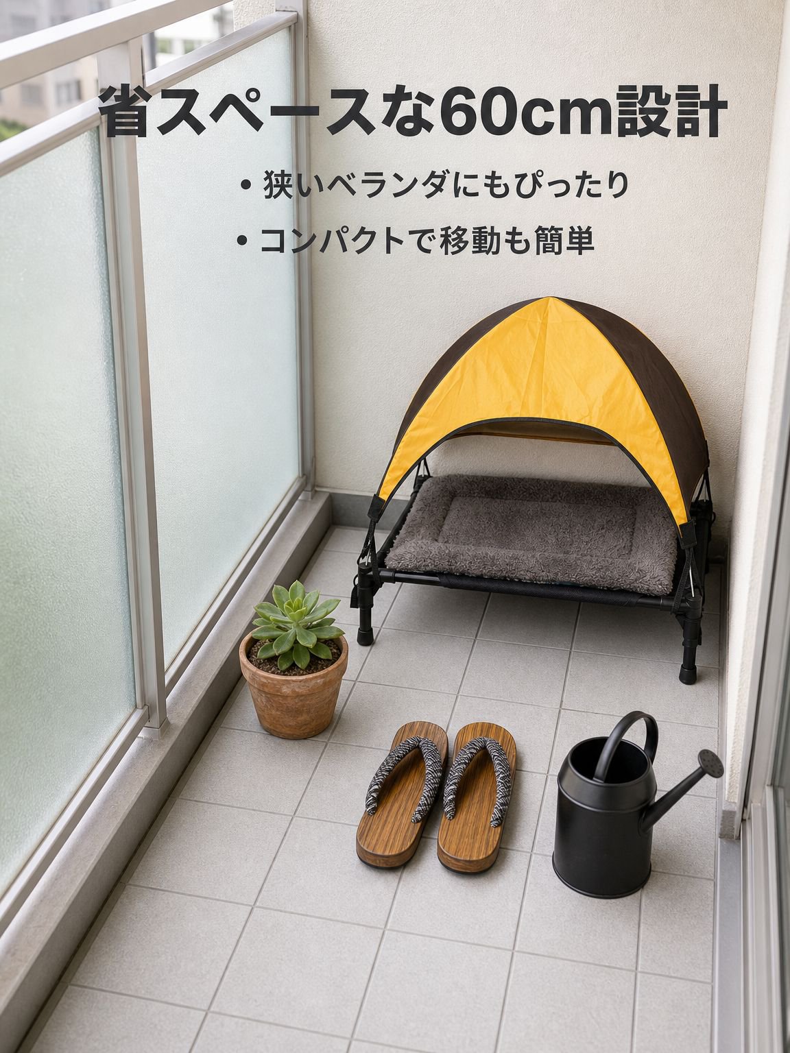 犬猫用アウトドア防風テント