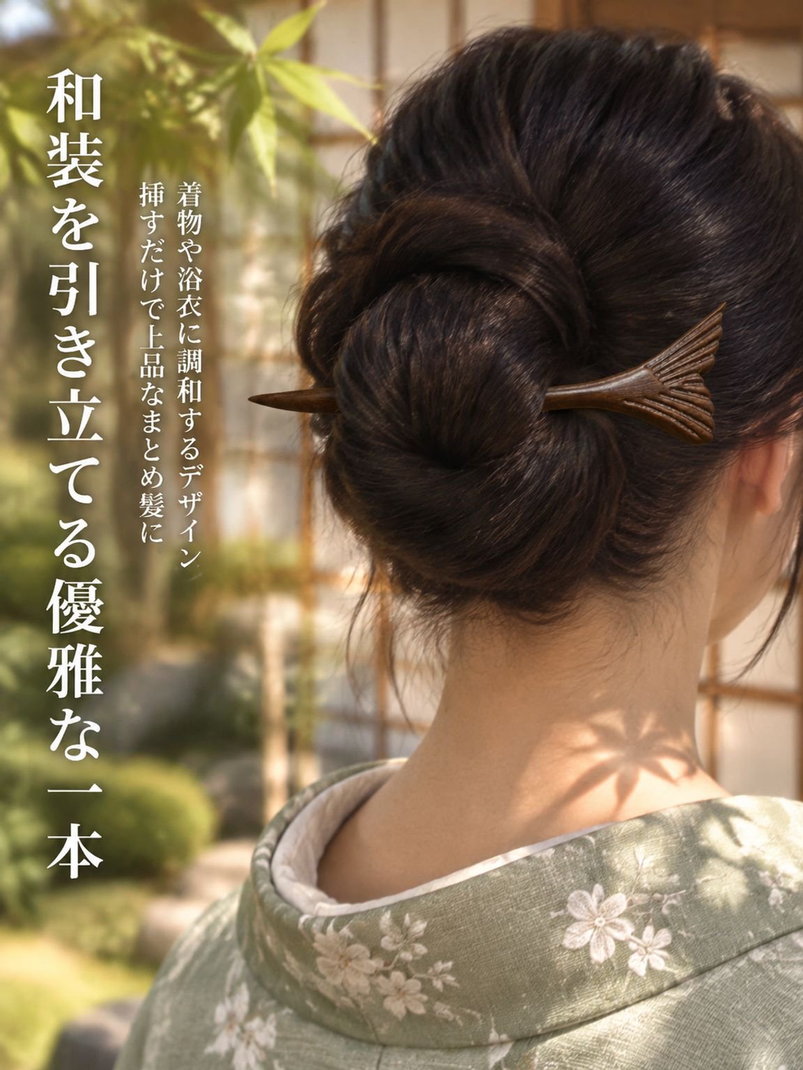簡単にまとめ髪ができるヘアスティック