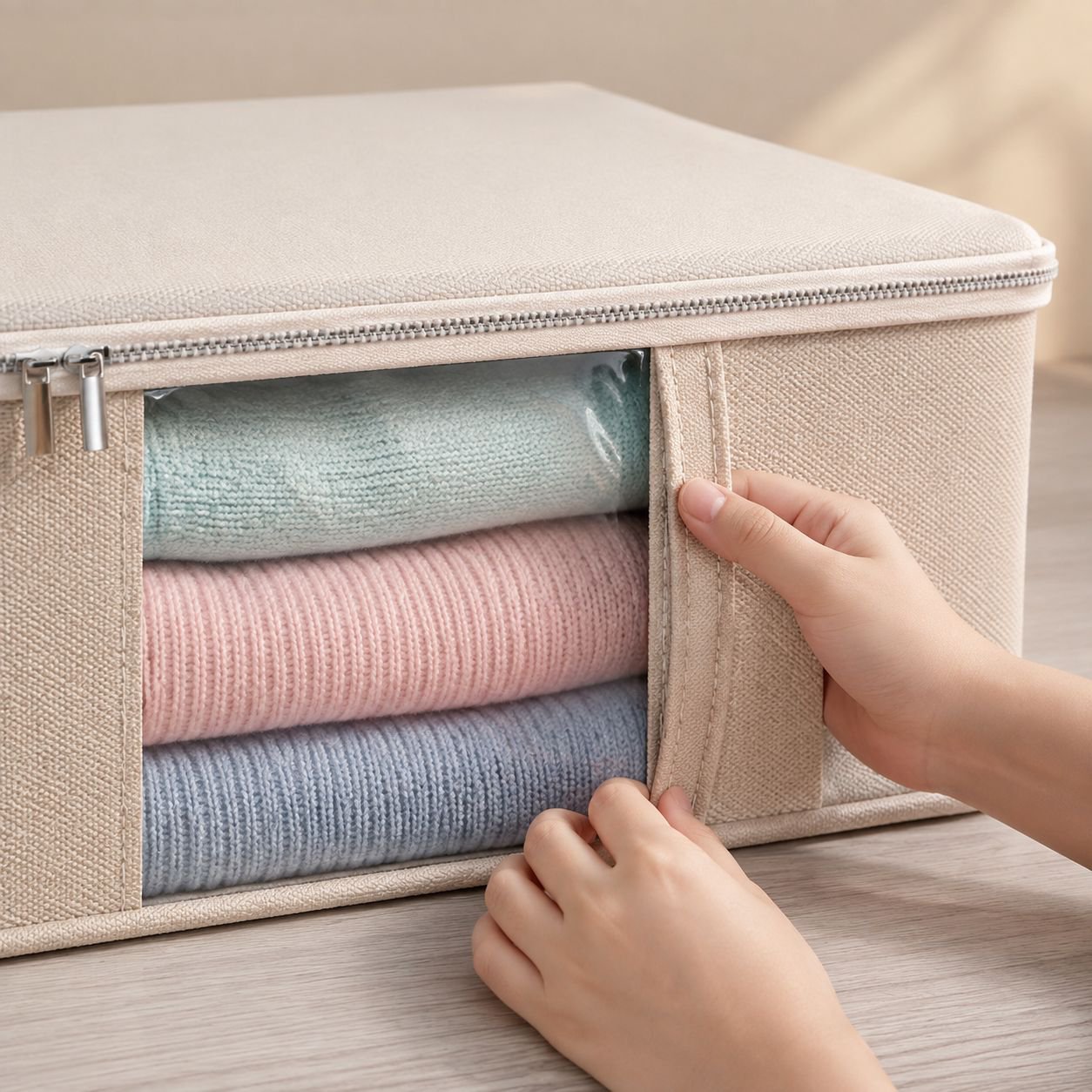 Home Seasonal Storage Box for Clothes and Quilts