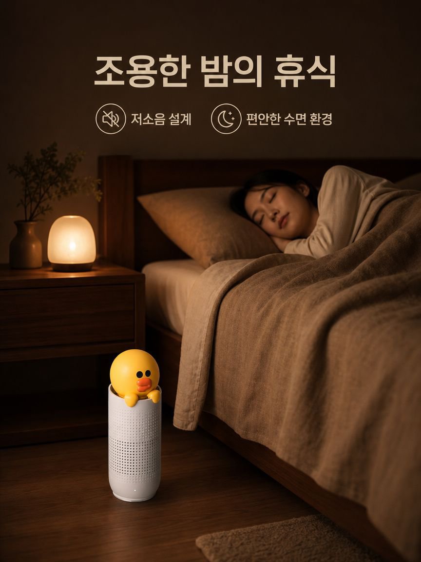 실내 포름알데히드 제거 음이온 공기정화기
