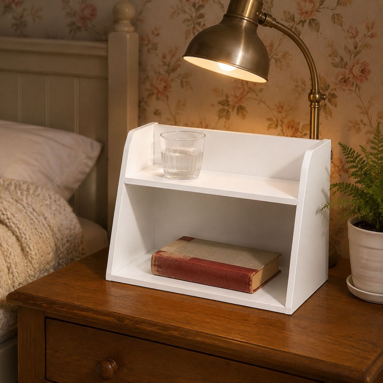 Wall-mounted perfume cup rack for modern home decor