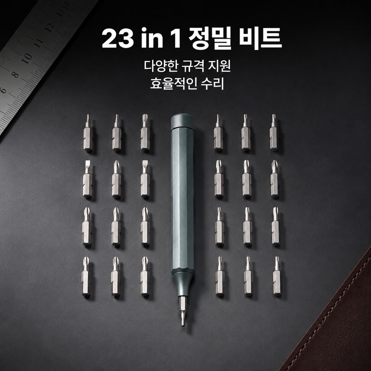 23가지 기능의 펜형 드라이버 세트