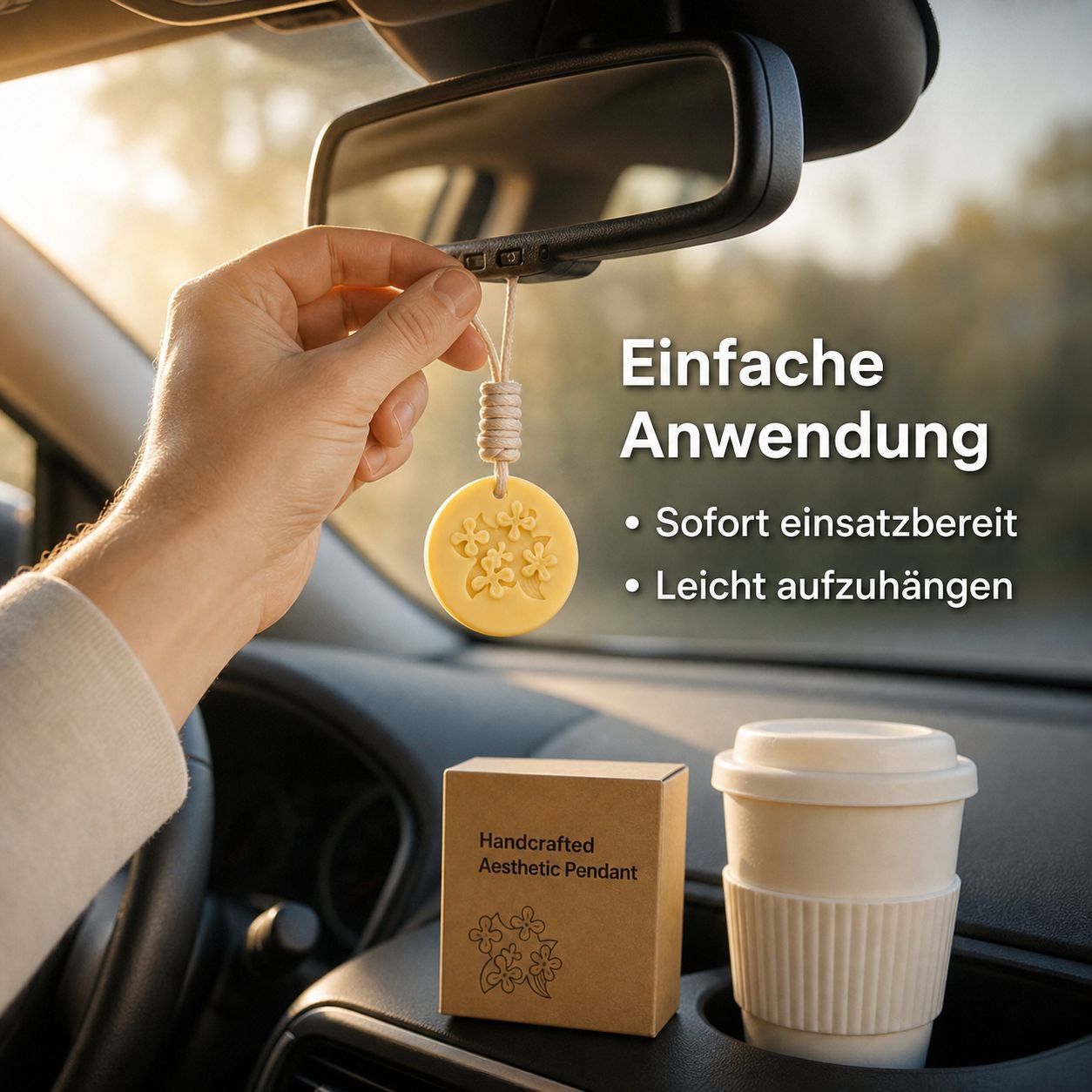 Runde Wachs-Lufterfrischer für Autos