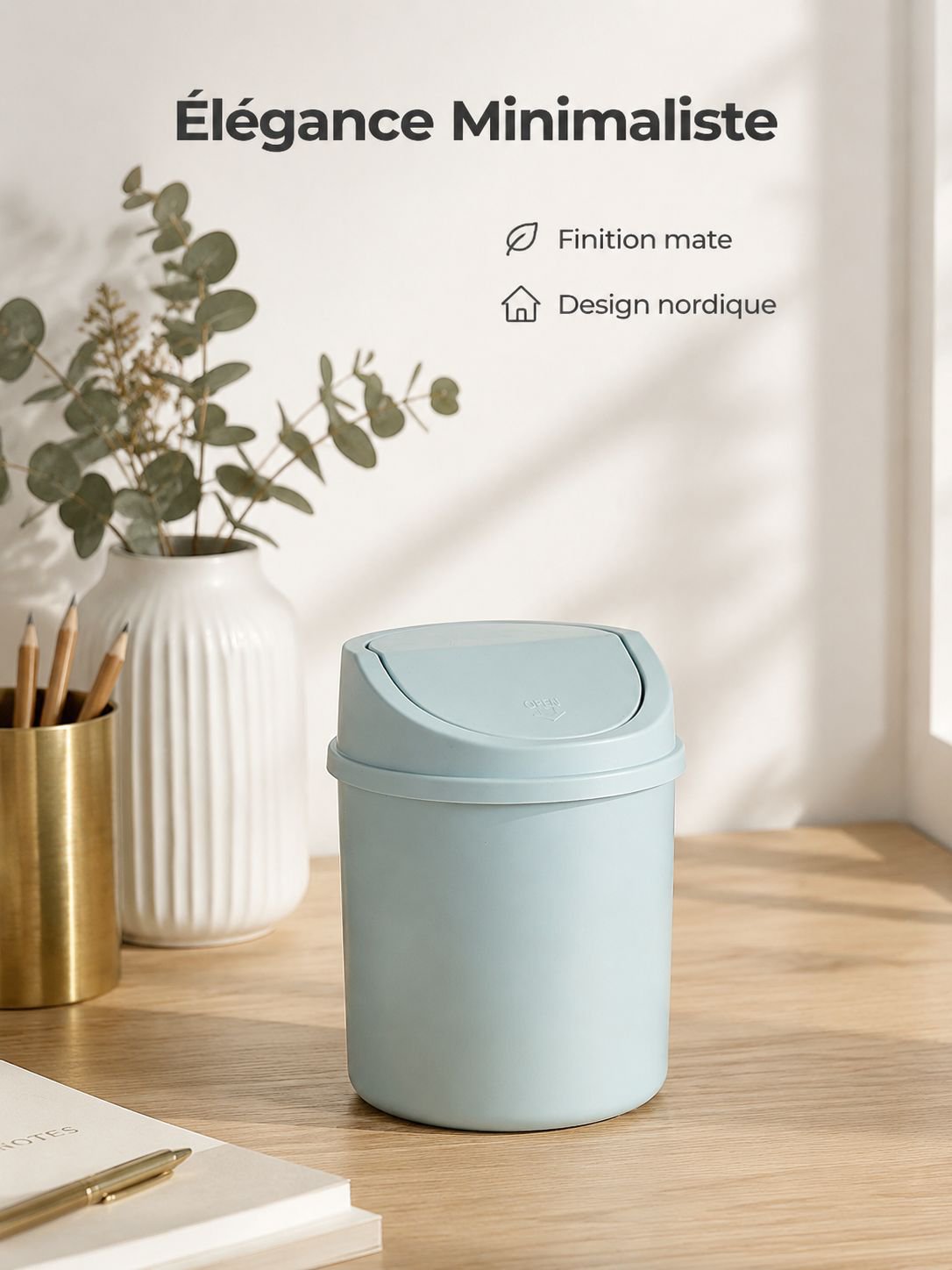 Cubo portátil de almacenamiento para tocador