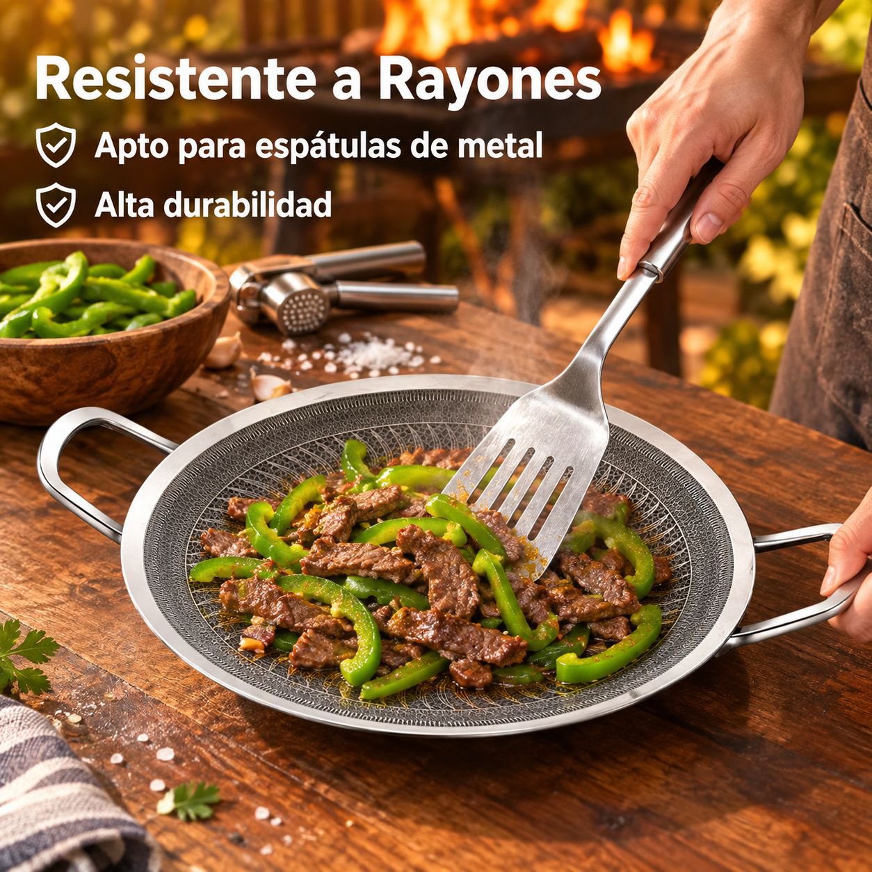 Sartén universal para cocina de inducción
