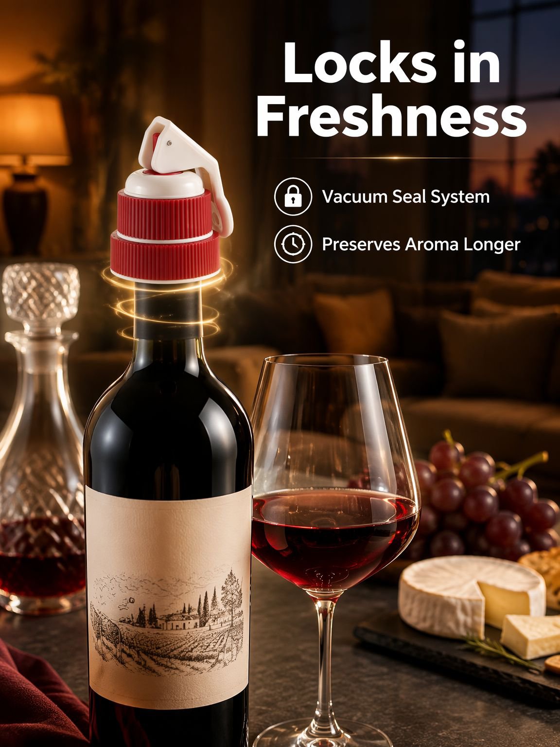 Red Wine Freshness Preserving Stopper