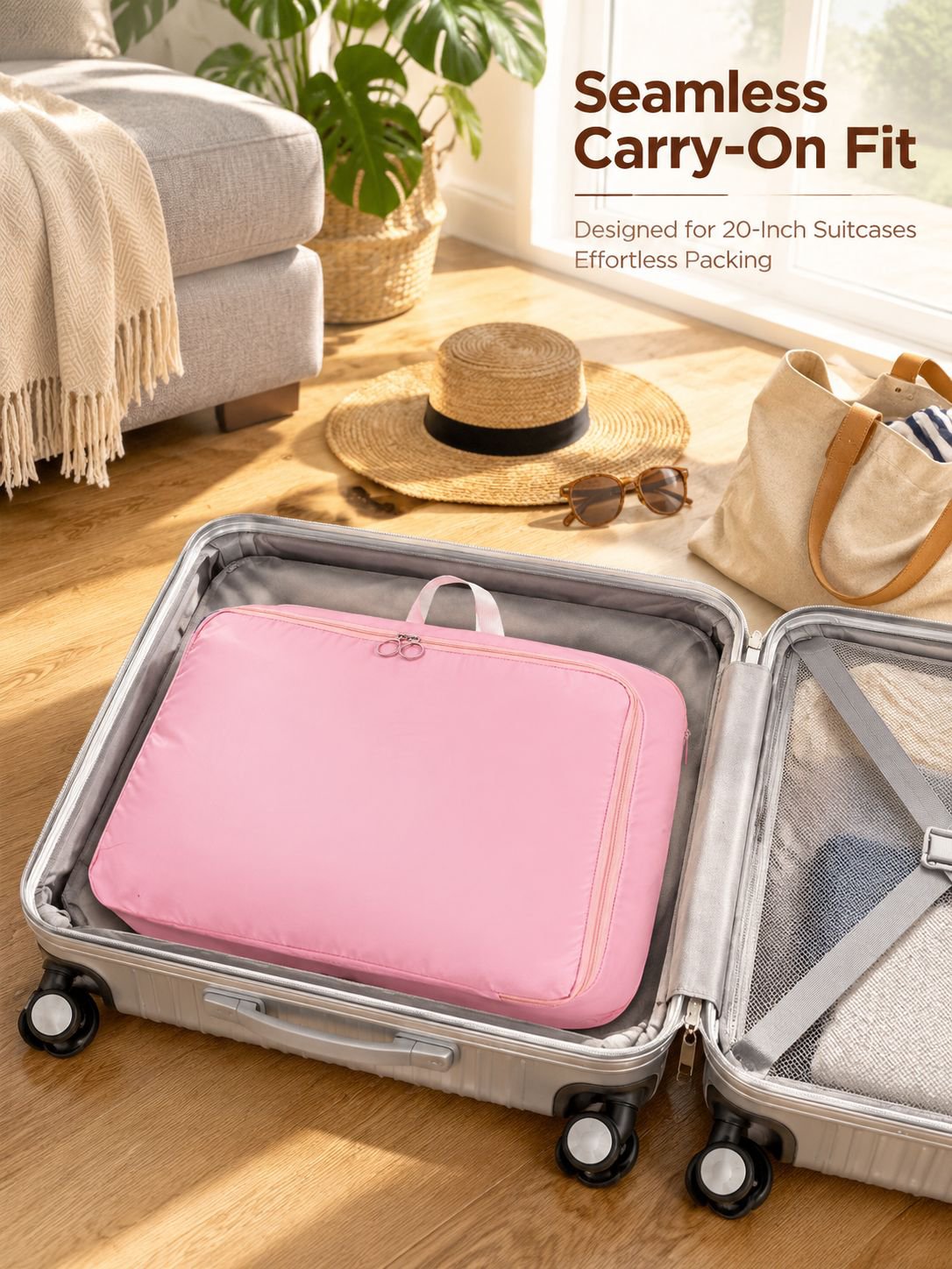 [Space-saving] Compression storage bag for home and travel