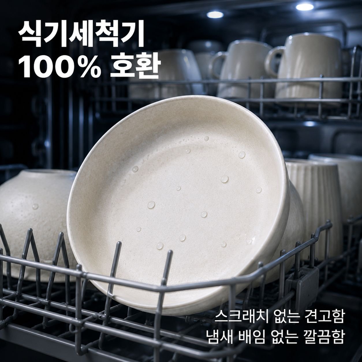 미니멀한 무광 고급 세라믹 깊은 접시