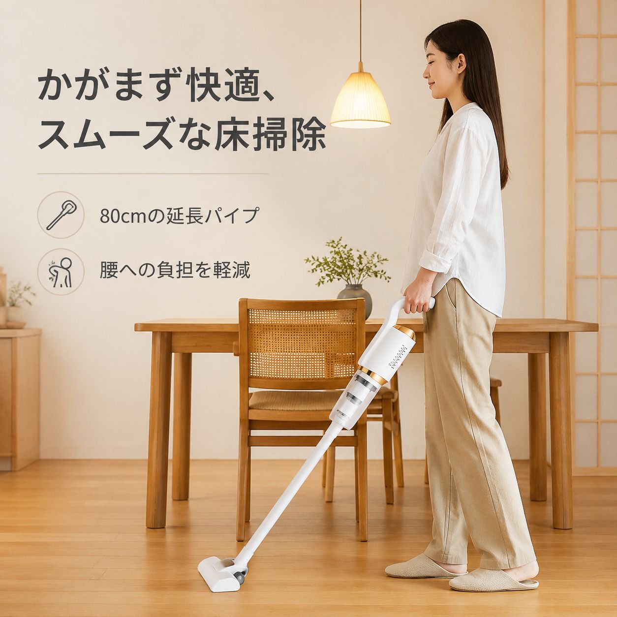 強力吸引コードレスハンディ家庭用掃除機