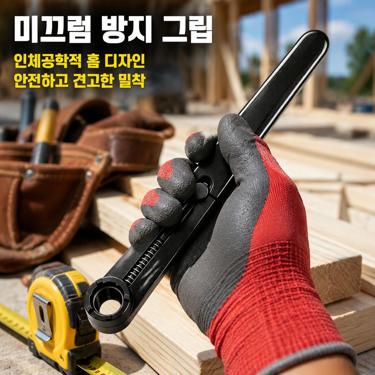 앵글 그라인더 압착 전용 두꺼운 미끄럼방지 육각 소켓 분해 렌치 압판 증정