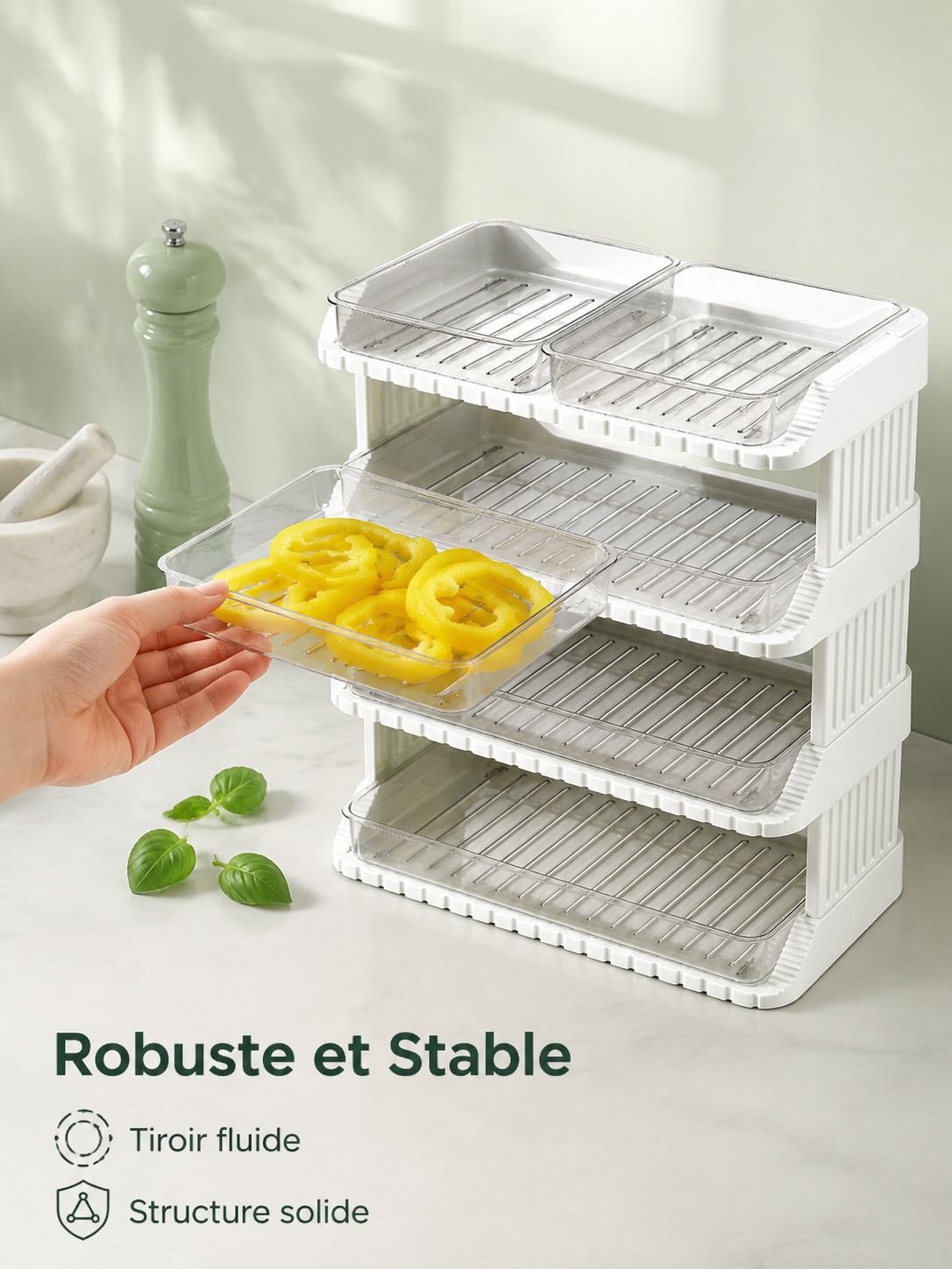Étagère à plateaux superposés, plateau de préparation pour fondue pour cuisine