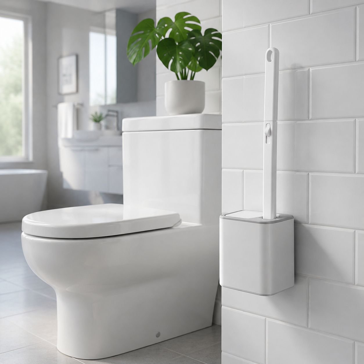 Powerful Stain-Removing Toilet Brush