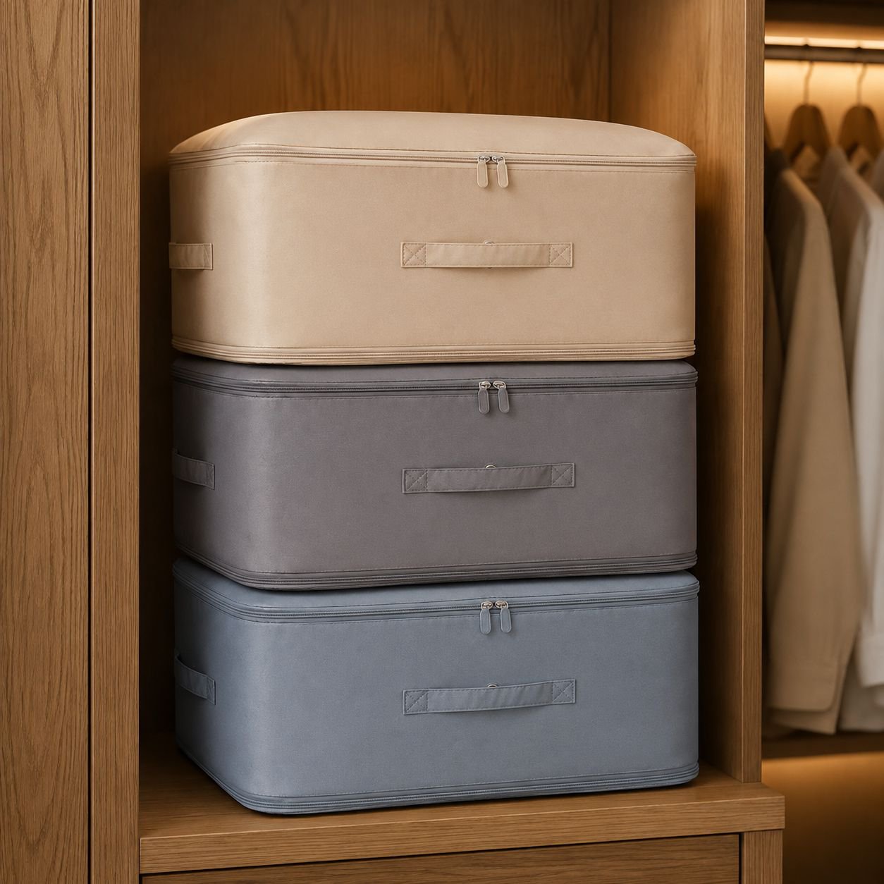 Caja de almacenamiento plegable y multifuncional